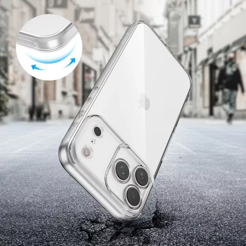 Tech-Protect Flexair iPhone 17 Pro Max priehľadný zadný kryt