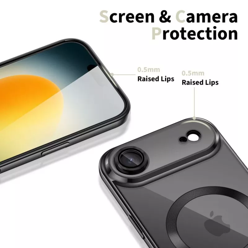 Tech-Protect Magflex Magsafe iPhone 17 Air lesklá čierna