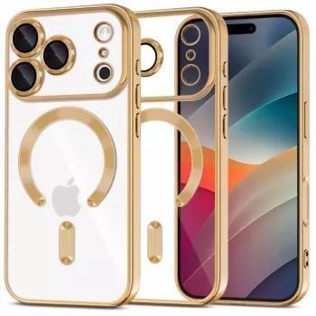 Tech-Protect MagFlex Magsafe puzdro pre Apple iPhone 17 Pro Max, Shiny Gold