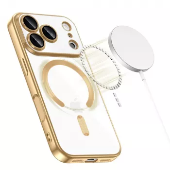 Tech-Protect MagFlex Magsafe puzdro pre Apple iPhone 17 Pro Max, Shiny Gold
