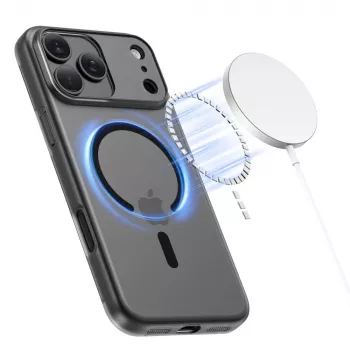Tech-Protect Magslim Magsafe iPhone 17 Pro Max matná čierna zadný kryt