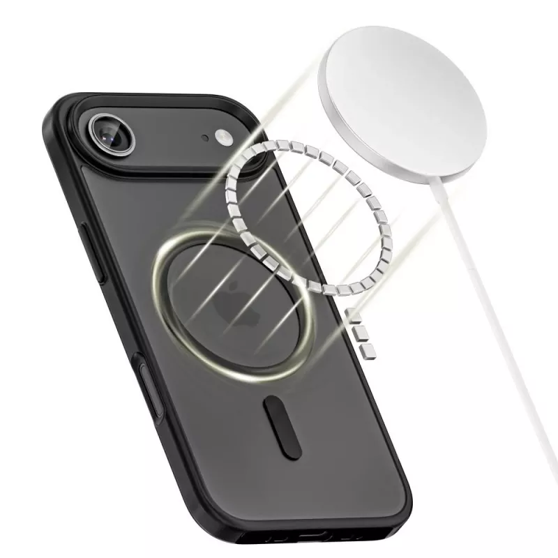 Tech-Protect Magmat Magsafe iPhone 17 Air matná čierna zadný kryt