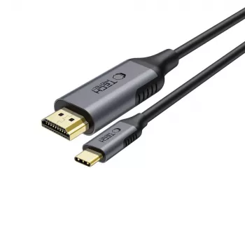 TECH-PROTECT UltraBoost USB-C na HDMI 2.0 kábel 4K 60Hz 180cm čierny