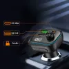 TECH-PROTECT CC07 3-portová auto-nabíjačka PD 54W + FM-transmitter Bluetooth čierna