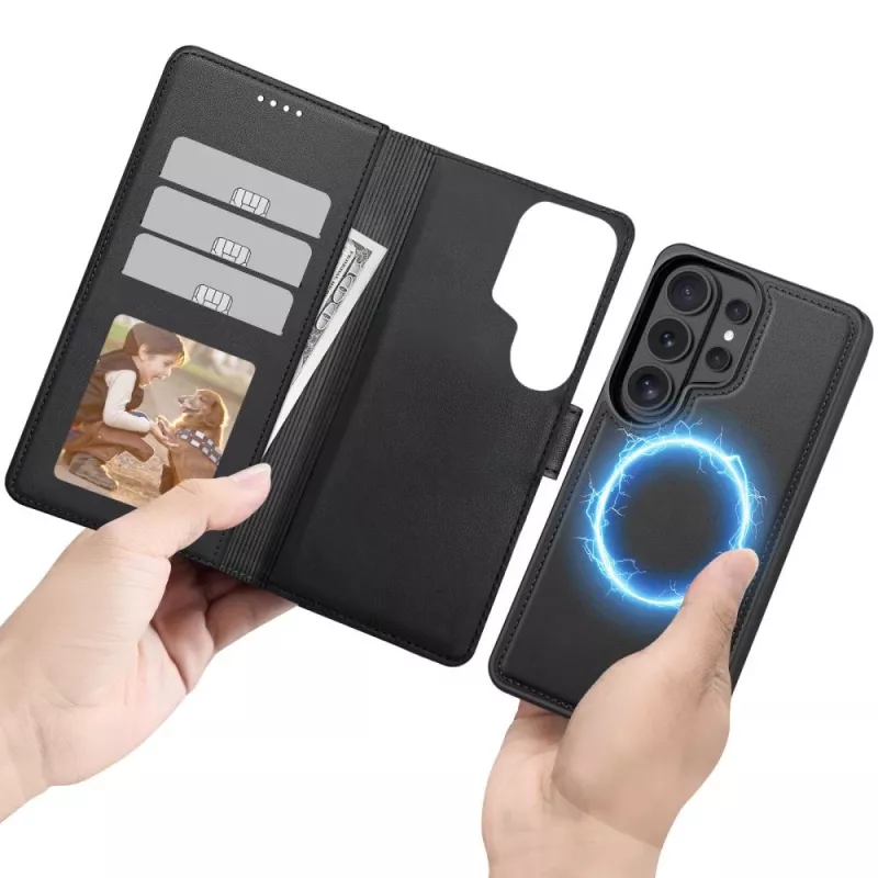 TECH-PROTECT Wallet MagSafe puzdro pre Samsung Galaxy S26 Ultra, matná čierna