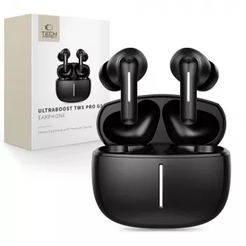 TECH-PROTECT ULTRABOOST TWS Earphone Pro G3 čierne