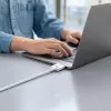 TECH-PROTECT MMC01 UltraBoost Magnetic MacBook kábel USB-C na MagSafe 3 140W 200cm biely