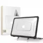 Tech-Protect Kevlar Pro MacBook Neo 13 2026 matné čierne/priehľadné ochranné puzdro na notebook