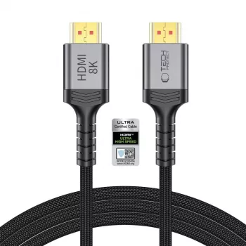 TECH-PROTECT ULTRABOOST KÁBEL HDMI 2.1 4K 120HZ / 8K 60HZ 200CM ČIERNY