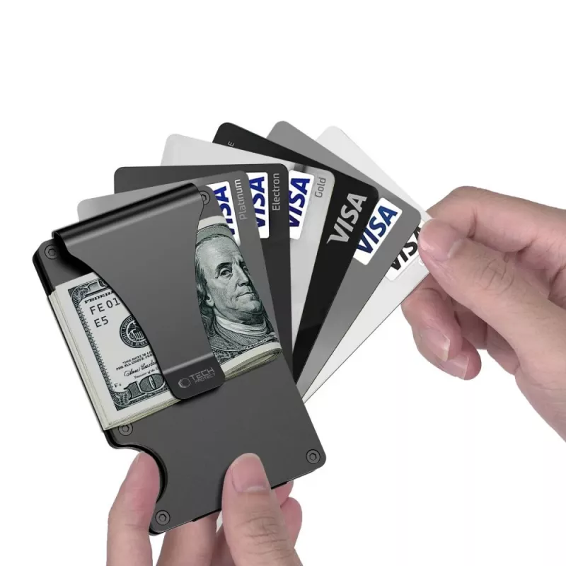 TECH-PROTECT THORN RFID peňaženka na karty čierna