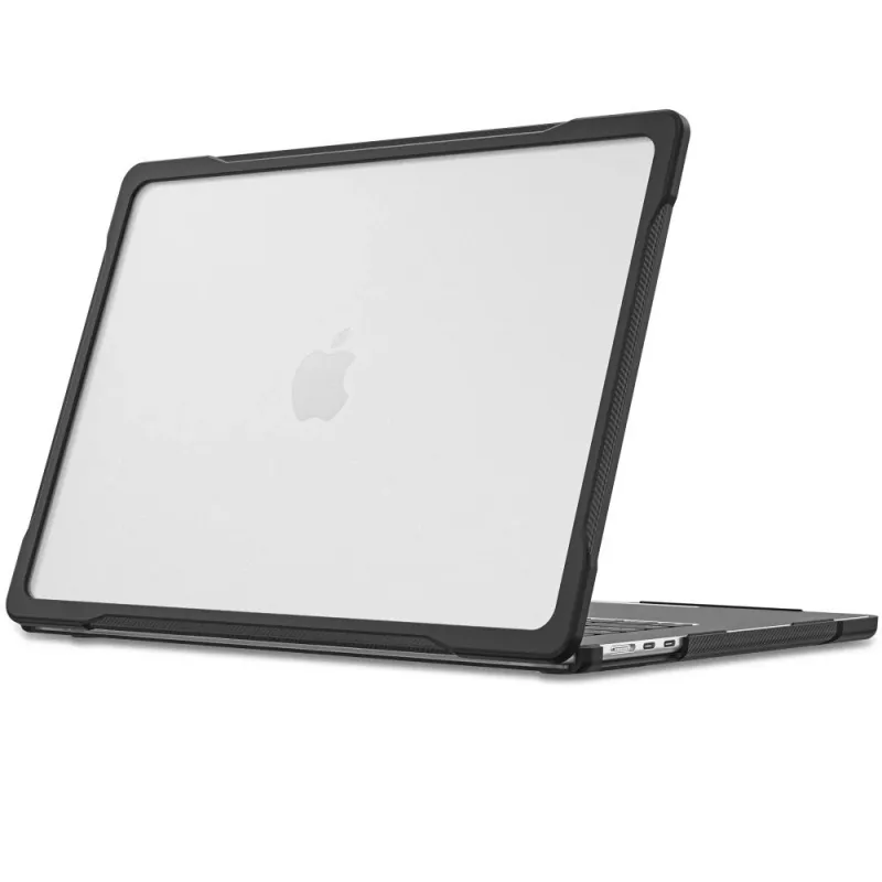 Tech-Protect Velar MacBook Air 13 M2-M5 2023-2026 čierna/matne transparentná