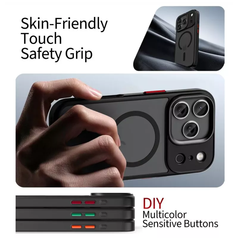 TECH-PROTECT MAGMAT XT 4-SET MAGSAFE IPHONE 17 PRO MAX matná čierna