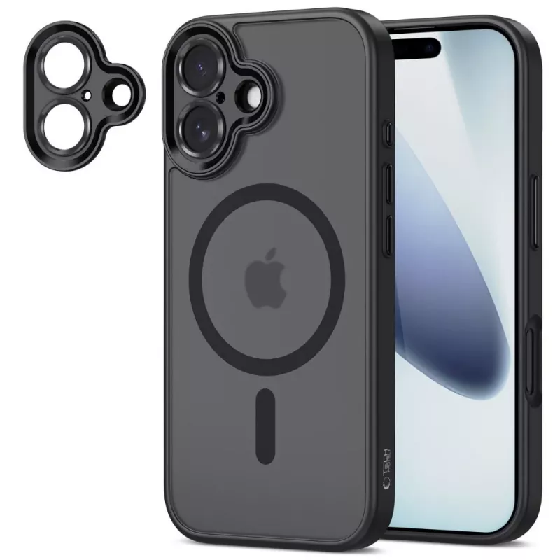 Tech-Protect Magcam MagSafe puzdro pre iPhone 17 matná čierna