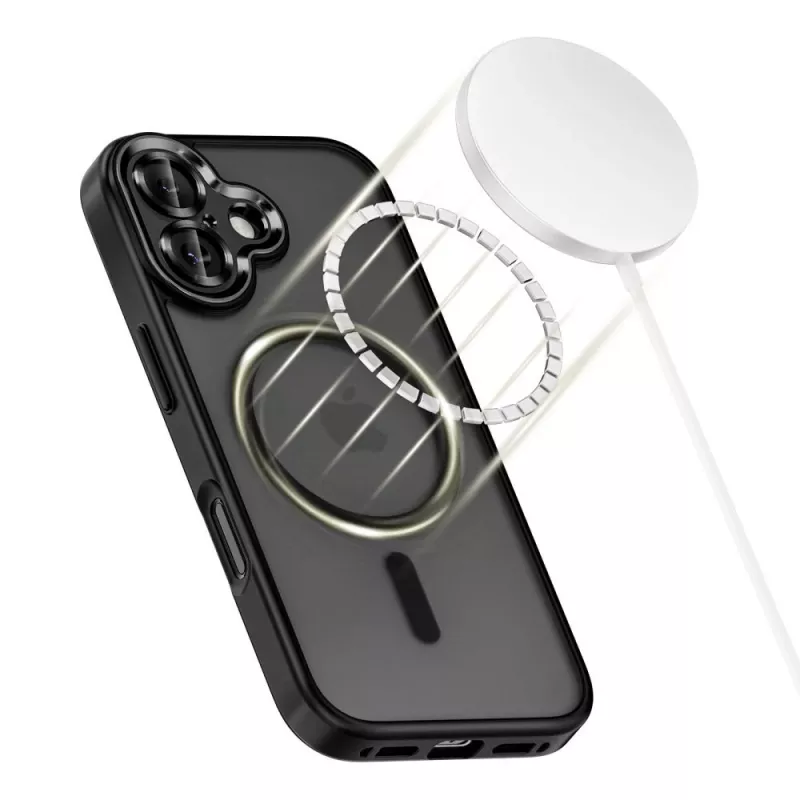 Tech-Protect Magcam MagSafe puzdro pre iPhone 17 matná čierna