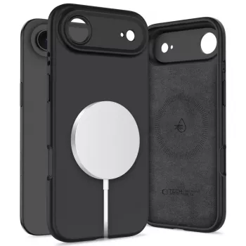 Tech-Protect Silicone MagSafe puzdro pre Apple iPhone 17 Air - čierna