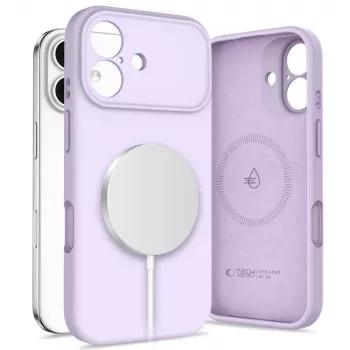 Tech-Protect Silicone MagSafe puzdro pre Apple iPhone 17 - mauve