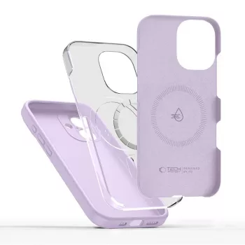 Tech-Protect Silicone MagSafe puzdro pre Apple iPhone 17 - mauve