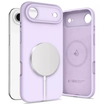Tech-Protect Silicone MagSafe puzdro pre Apple iPhone 17 Air - mauve