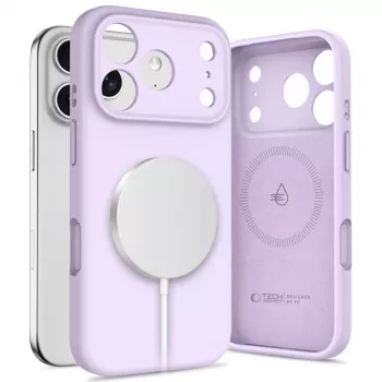 Tech-Protect Silicone MagSafe puzdro pre Apple iPhone 17 Pro Max - mauve