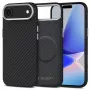 Tech-Protect Ion Carbon MagSafe puzdro pre iPhone 17 Air, čierna/strieborná