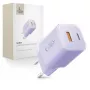 TECH-PROTECT NCM33 2-portová sieťová nabíjačka PD 33W / QC3.0 Baby Purple