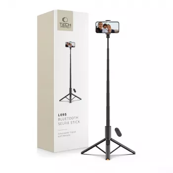 Tech-Protect L09S selfie tyč a statív čierna