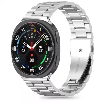 Tech-Protect nerezový náramok pre Samsung Galaxy Watch 8 / Classic (40/44/46 mm) strieborná