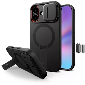 TECH-PROTECT KEVLAR AURA MAGSAFE IPHONE 17 čierny