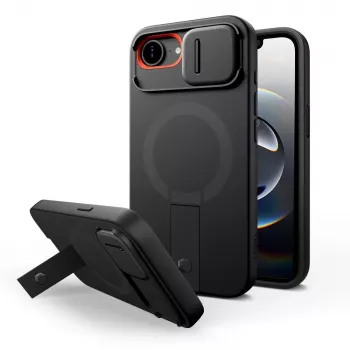 TECH-PROTECT KEVLAR AURA MAGSAFE IPHONE 16E / 17E čierny