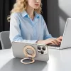 TECH-PROTECT MMR600 magnetický MagSafe prsteň na telefón saténové zlato