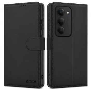 Tech-Protect puzdro s peňaženkou pre Xiaomi Redmi 15 4G / 5G, čierna