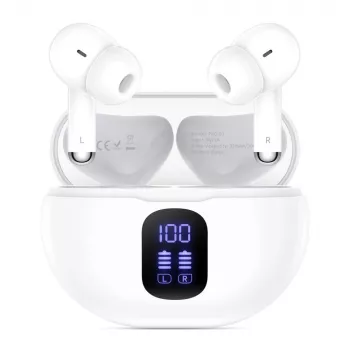 TECH-PROTECT ULTRABOOST TWS Earphone Pro G2 biela