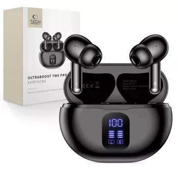 TECH-PROTECT ULTRABOOST TWS EARPHONE PRO G2 čierna