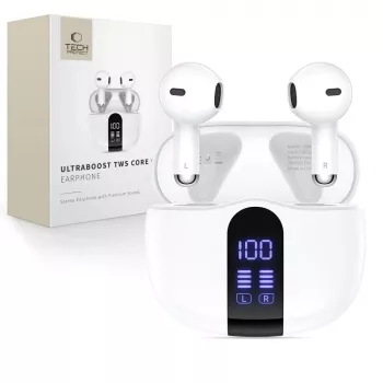 TECH-PROTECT ULTRABOOST TWS Earphone Core G2 biela