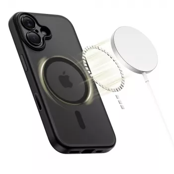 TECH-PROTECT MagPeak MagSafe puzdro pre iPhone 17, matná čierna