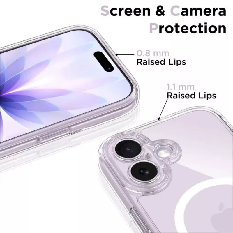 TECH-PROTECT MAGPEAK MAGSAFE CC IPHONE 17 priehľadný