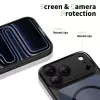 TECH-PROTECT MagPeak MagSafe Hybrid zadný kryt pre Apple iPhone 17 Pro Max, čierny/transparentný