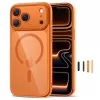 TECH-PROTECT MAGPEAK MAGSAFE CC IPHONE 17 PRO cosmic orange/priehľadný