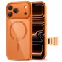 TECH-PROTECT MagPeak MagSafe puzdro pre iPhone 17 Pro Max, Cosmic Orange/Clear