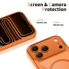TECH-PROTECT MagPeak MagSafe puzdro pre iPhone 17 Pro Max, Cosmic Orange/Clear