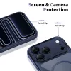 TECH-PROTECT MAGPEAK MAGSAFE CC IPHONE 17 PRO MAX deep blue/priehľadný