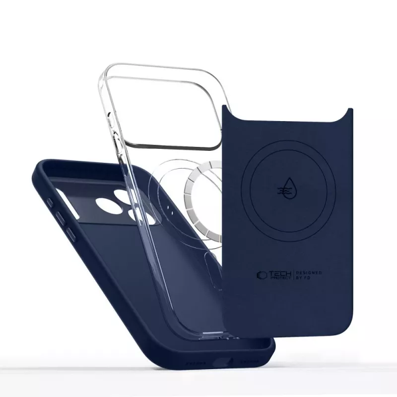 Tech-Protect Uniq MagSafe puzdro pre Apple iPhone 17 Pro Max, Deep Blue