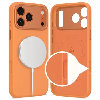 TECH-PROTECT UNIQ MagSafe iPhone 17 Pro Max puzdro Cosmic Orange
