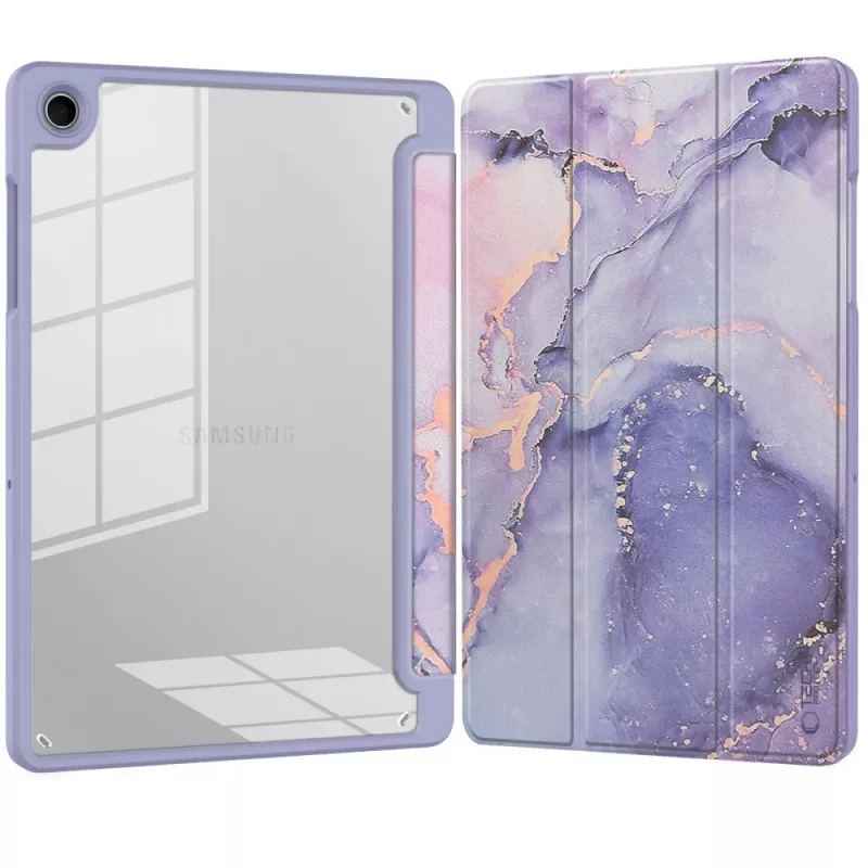 TECH-PROTECT SC PEN HYBRID GALAXY TAB A9 / A11 8.7 X110 / X115 / X133 / X135 fialový mramor