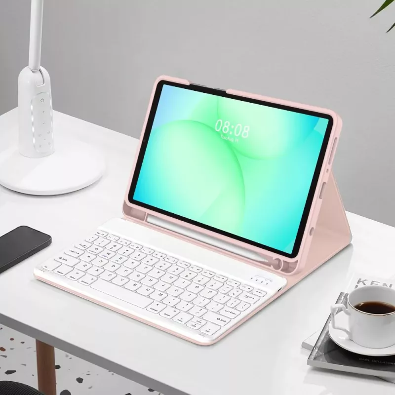 TECH-PROTECT SC Pen + Keyboard pre Samsung Galaxy Tab A9 / A11 8.7 X110 / X115 / X133 / X135, Pink