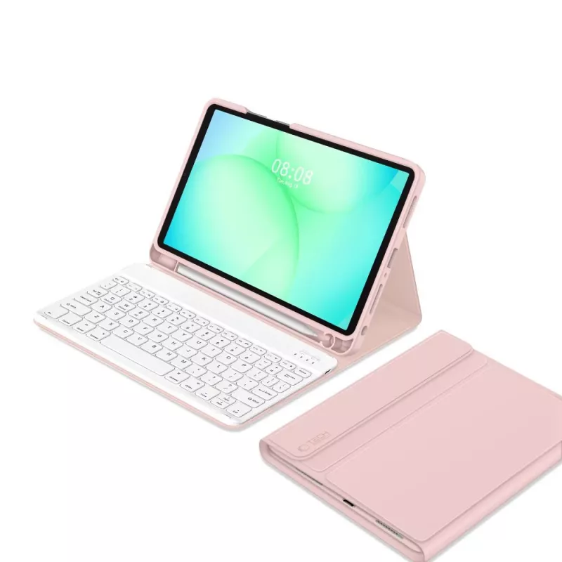 TECH-PROTECT SC PEN + KEYBOARD GALAXY TAB A9+ / A11+ PLUS 11.0 X210 / X215 / X216 / X230 / X235 / X236 ružová