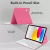 Tech-Protect SC Pen + Keyboard Case pre iPad 10,9 palcov (10. generácia, 2022) / 11 palcov (2025) - magentová