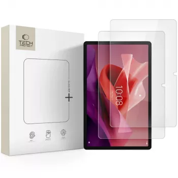 TECH-PROTECT Glass Fit+ 2-Pack tvrdené sklo ochranná fólia displeja pre Lenovo Tab P12 / Idea Tab Pro / Yoga Tab Plus 12.7 TB-370 / TB-373 / TB-520 Clear