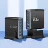 TECH-PROTECT DC160W-GAN 6-portová stolová nabíjačka PD 160W / QC3.0 čierna
