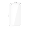 TECH-PROTECT tvrdené sklo ochranná fólia displeja Bundle 10-Pack pre Apple iPhone 15 Pro Max Clear